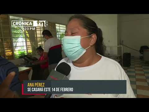Más de 10 mil parejas casadas en Nicaragua con las Bodas Masivas