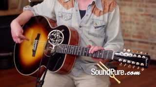 Boucher Adirondack/Bubinga Jumbo 12-String Acoustic Guitar