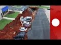 50 metrowa wyrwa i 14 aut zapada si pod ziemi 