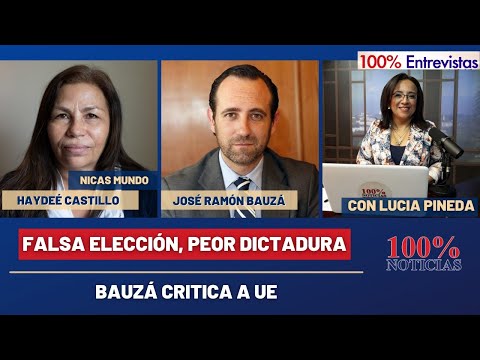 FALSA ELECCIÓN, PEOR DICTADURA/ BAUZÁ CRITICA A UE/ 100% Entrevistas