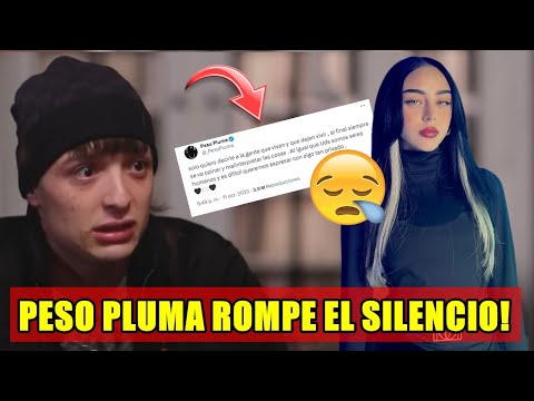 PESO PLUMA Rompe el SILENCIO Sobre Las Declaraciones De Nicki Nicole al compararlo con un perro!