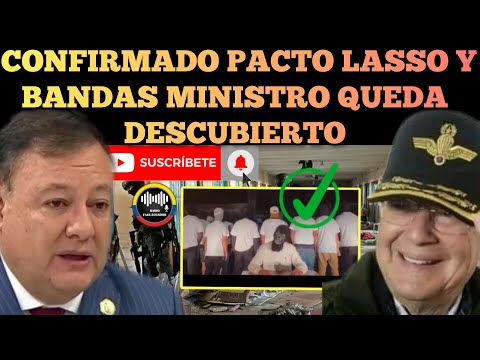 CONFIRMADO PACTO LASSO CON BANDAS MINISTRO DEL INTERIOR ZAPATA QUEDA AL DESCUBIERTO NOTICIAS RFE TV