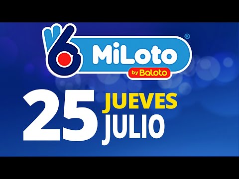 Resultado del MiLoto del Jueves 25 de Julio de 2024  Ganador