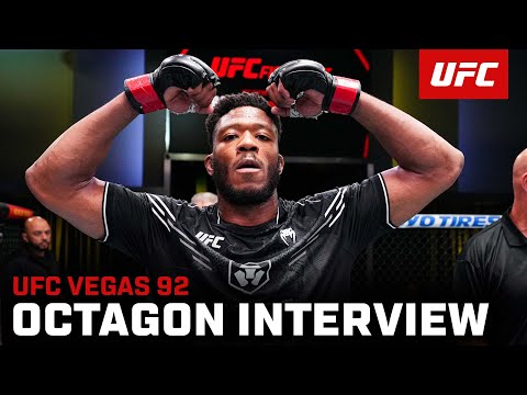 Oumar Sy Octagon Interview | UFC Vegas 92