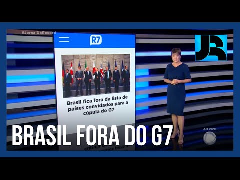 Brasil fica de fora da cúpula do G7 pelo terceiro ano seguido