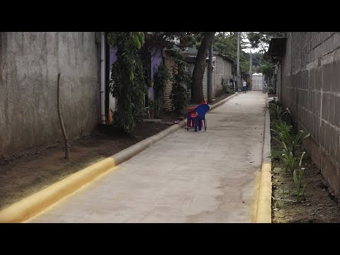Familias del barrio Hilario Sánchez reciben calles nuevas