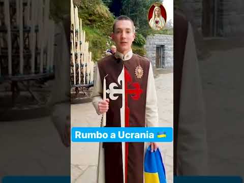 Llevando ayuda humanitaria a Ucrania y rezando por la Paz en Lourdes