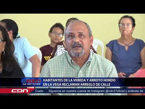 Habitantes de La Vereda y Arroyo Hondo en La Vega reclaman arreglo de calle