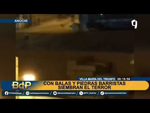 ¡Barras del Terror!: Presuntos hinchas de Alianza Lima causan terror en calles de VMT