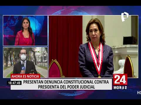 Elvia Barrios: controversia por denuncia constitucional contra presidenta del Poder Judicial