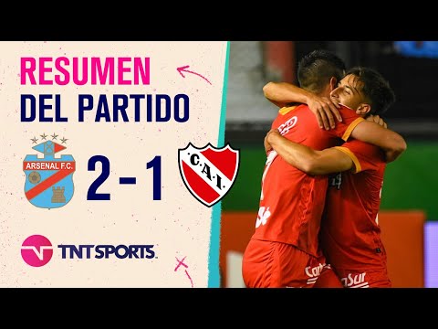 Cayó el #Rojo ante el #Arse en su visita a Sarandí | #Arsenal 2-1 #Independiente | Resumen