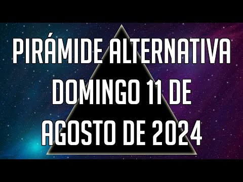 Pirámide Alternativa para el Domingo 11 de Agosto de 2024 - Lotería de Panamá