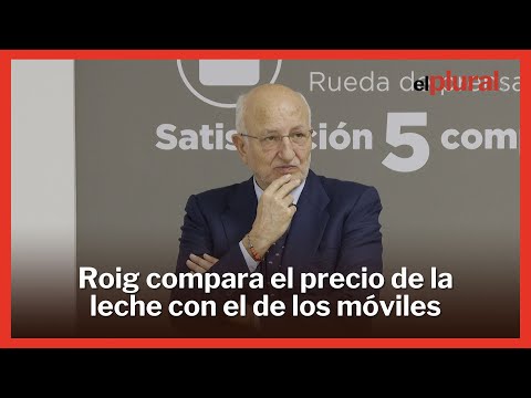 Juan Roig: “Nos quejamos por pagar un euro por la leche y pagamos 1.000 euros por un móvil