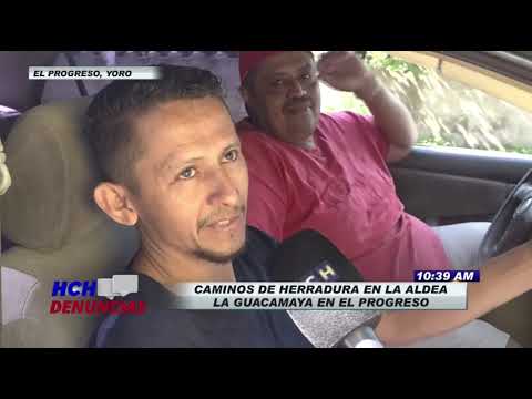 Una pesadilla para conductores, el acceso a la aldea La Guacamaya, en El Progreso