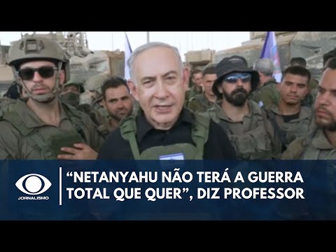 “O que Netanyahu mais quer é uma guerra total, mas ele não terá”, diz professor | Canal Livre