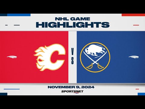 NHL Highlights | Flames vs. Sabres - November 9, 2024