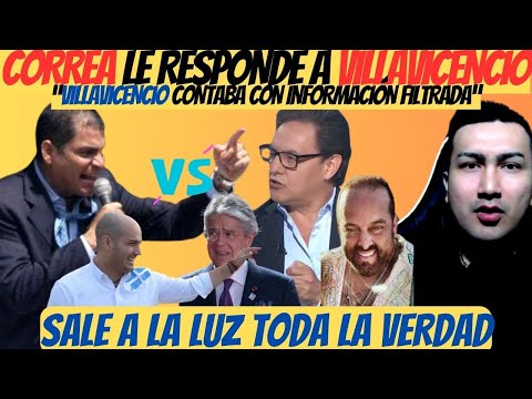 Rafael Correa le responde a Villavicencio “Payaso” | Xavier Jordan se la jura a Don Villa