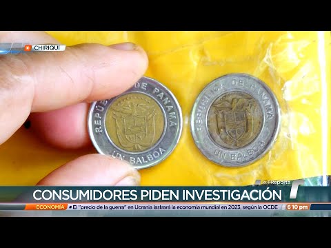 Denuncian circulación de monedas Martinelli Falsas