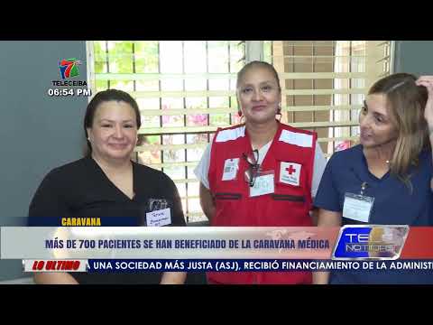 La Ceiba | Mas de 700 pacientes se han beneficiado de la Caravana Medica en la Cruz Roja.