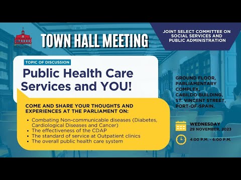 TOWN HALL MEETING - Public Health Care Services and YOU! - JSC SSPA - November 29, 2023