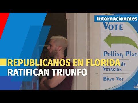 Republicanos en Florida ratifican triunfo político en elecciones de medio mandato