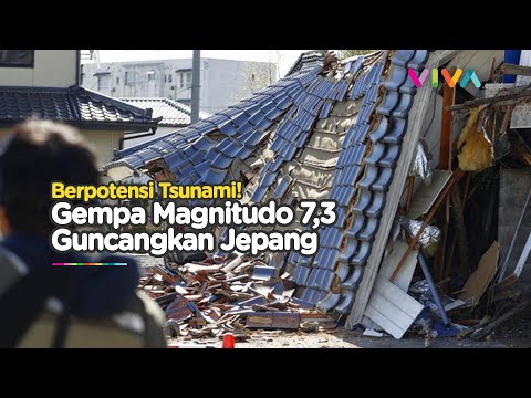 WASPADA TSUNAMI! Jepang Diguncang Gempa Dahsyat Magnitudo 7,3