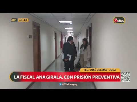 Prisión preventiva para la Fiscal Ana Girala