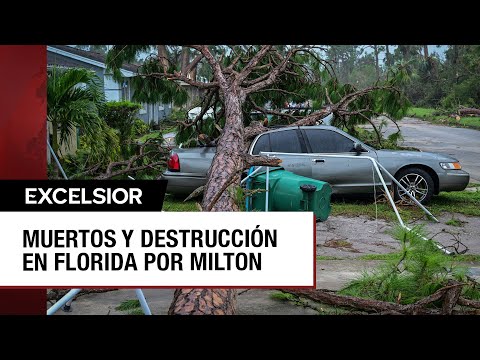 Huracán Milton se ensañó con Florida