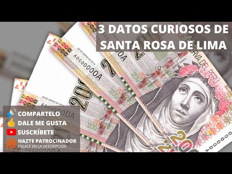 3 Datos curiosos sobre Santa Rosa de Lima