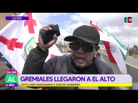 Después de 6 días, marcha de gremiales llega a El Alto