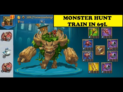 Lords Mobile - 10K SUBS STREAM OVERTIME -  MONSTER HUNT TRAIN - Artic Flipper - Hootclaw