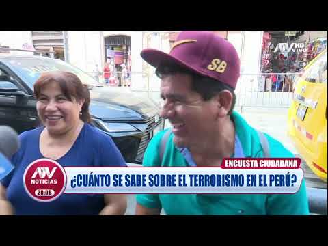 ¡Encuesta ciudadana!: ¿Cuánto se sabe sobre el terrorismo en el Perú?