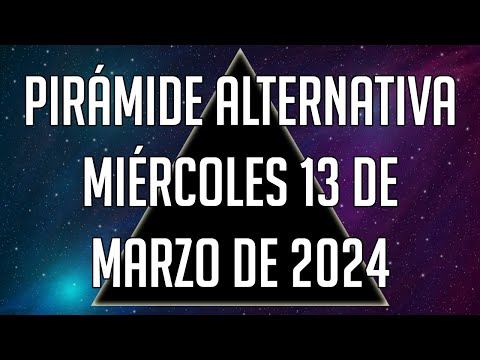 Pirámide Alternativa para el Miércoles 13 de Marzo de 2024 - Lotería de Panamá