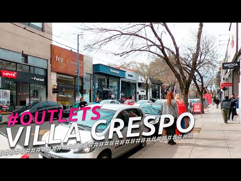 Recorriendo ZONA OUTLETS VILLA CRESPO I BUENOS AIRES I ARGENTINA I 4K Walking Tour VLOG