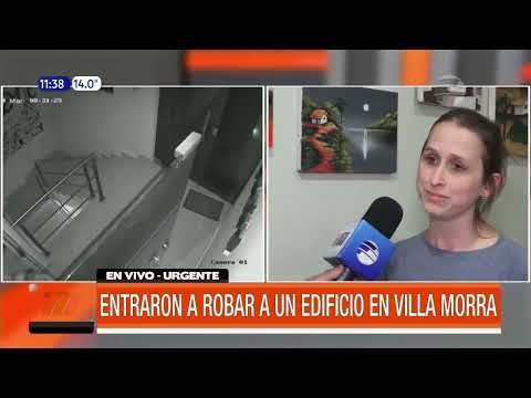 Entraron a robar a un edificio en Villa Morra