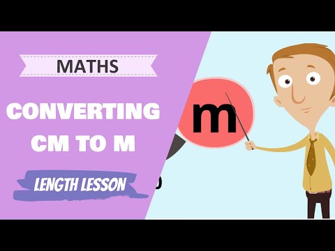 Length - Converting CM to M (Primary School Maths Lesson)