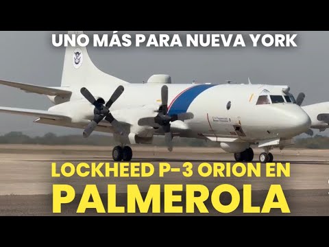 P-3 Orion en la Base Aérea Soto Cano, Palmerola, vuelo para  la DEA con uno mas para  Nueva York