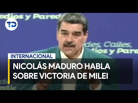 'Ganó la extrema derecha neonazi en Argentina': Nicolás Maduro
