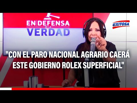 Paro Nacional Agrario 2024: Yo veo la caída del 'Gobierno Rolex Superficial', afirma García