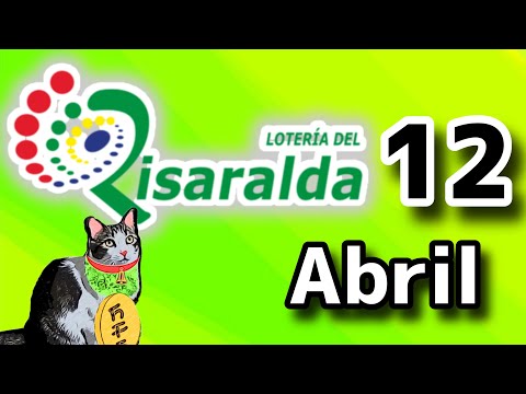 Resultado LOTERIA DEL RISARALDA Viernes 12 de Abril de 2024