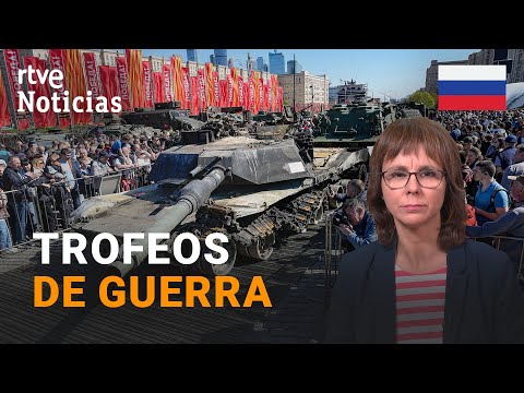 RUSIA: El KREMLIN PRESUME en una EXPOSICIÓN del ARMAMENTO UCRANIANO incautado en el FRENTE | RTVE
