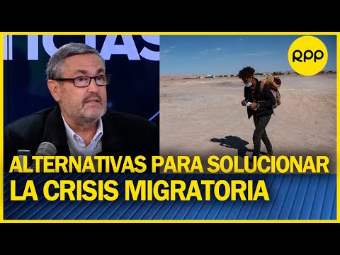 Gómez de la Torre sobre crisis migratoria: “No es nuevo el problema”
