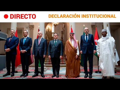 ALBARES - ESPAÑA EN DIRECTO: Recibe al PRIMER MINISTRO de PALESTINA y a sus HOMÓLOGOS ÁRABES | RTVE