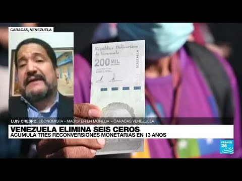 Luis Crespo: La eliminación de seis ceros en los bolívares es una medida cosmética