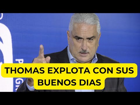 THOMAS RIVERA SCHATZ EXPLOTA CON SU BUENOS DIAS