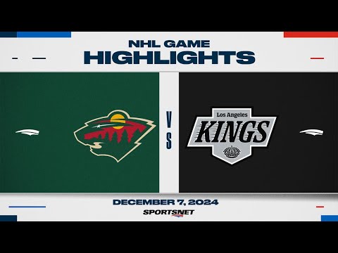 NHL Highlights | Wild vs. Kings - December 7, 2024