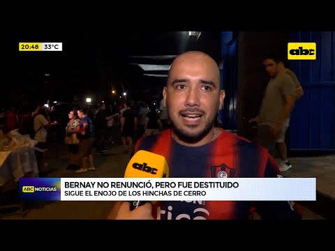 El enojo de los hinchas de Cerro Porteño tras la derrota ante Tacuary