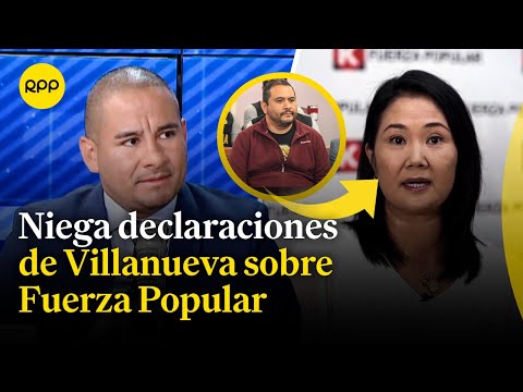Arturo Alegría niega coordinaciones entre Patricia Benavides y Fuerza Popular para remover a la JNJ