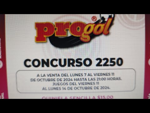 progol 2250 la del fútbol la de los millones