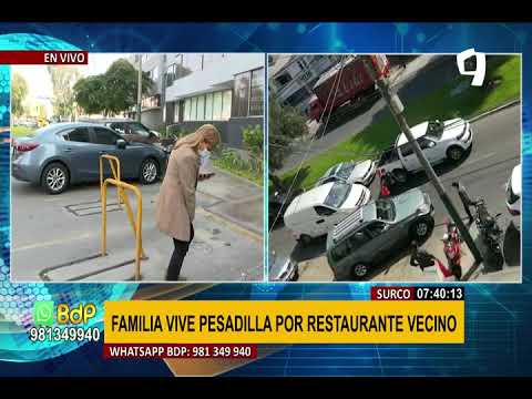 Surco: Restaurante usa calle como estacionamiento público e incomoda vecinos